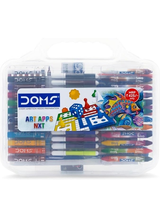 دومس مجموعة أدوات الرسم والتلوين والإبداع الكاملة للأطفال من دومز آرت آبس إن إكس تي | مجموعة واحدة - Image 2